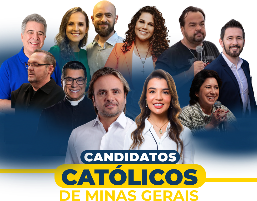 Candidatos católicos de Minas Gerais — Eros Biondini 2277 e Chiara Biondini 22777